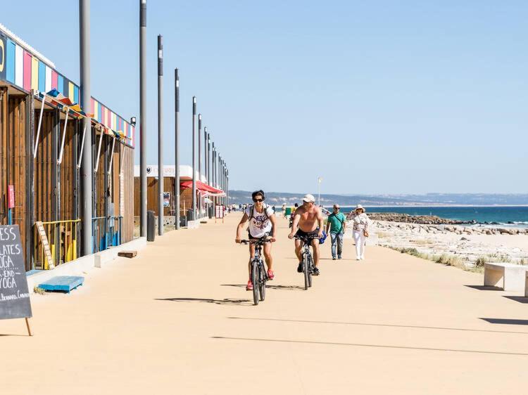 Albergue Cc Bay House Costa da Caparica Exterior foto